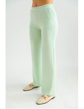 VALERIE Gumis Derekú Nadrág - Almazöld