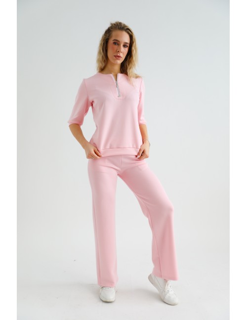 VALERIE Gumis Derekú Nadrág - Rózsaszín