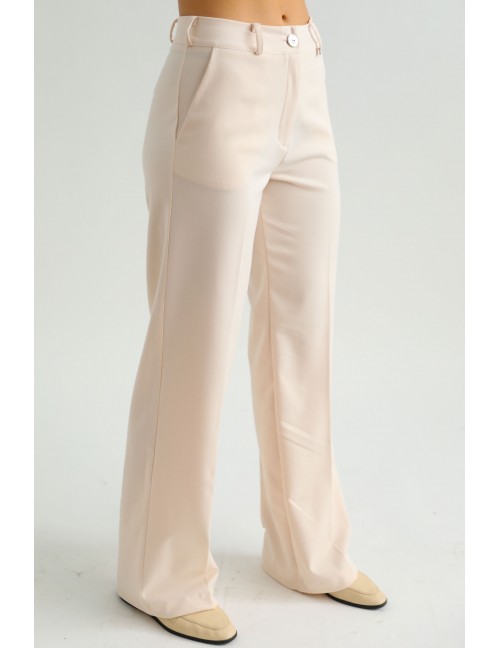 RILEY Élvasalt Nadrág - Bézs