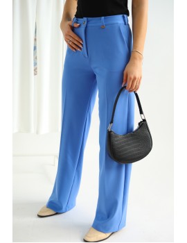 RILEY Élvasalt Nadrág - Kék