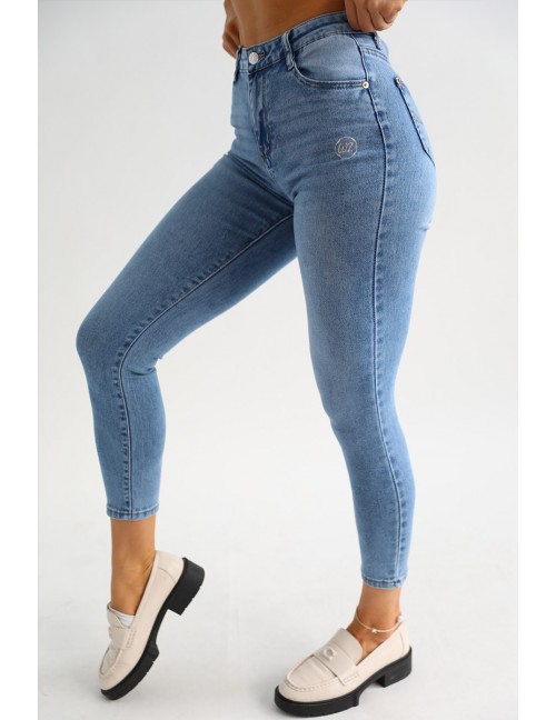 HEART Hímzett Farmernadrág