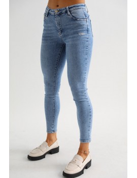 JENNIE Hímzett Farmernadrág