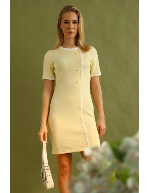 LILI Gombos Ruha - Pasztell Sárga