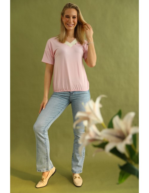 LOLA Hímzett Farmernadrág