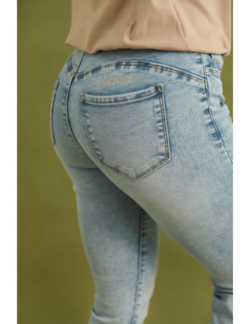 LOLA Hímzett Farmernadrág