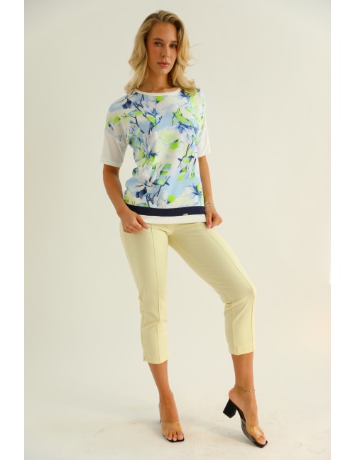 PARIS Mintás Felső - Zöld