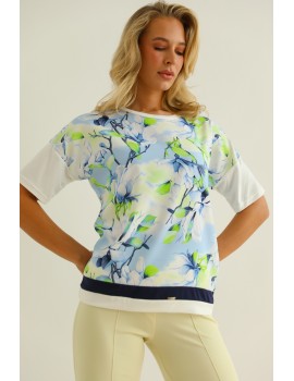 PARIS Mintás Felső - Zöld