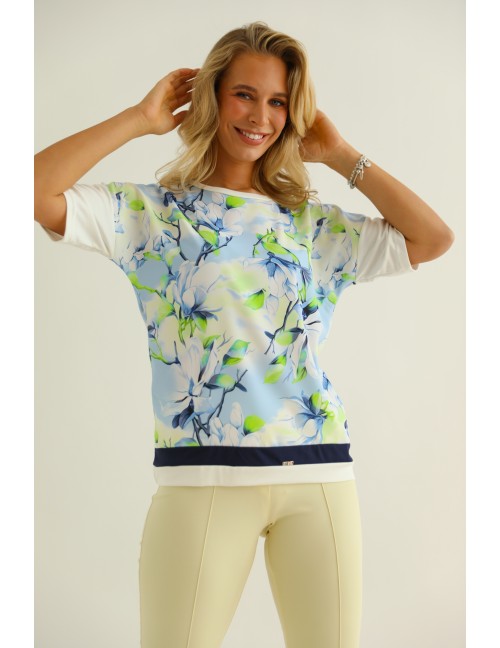 PARIS Mintás Felső - Zöld