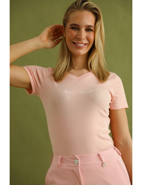 KAMILLA Basic Felső - Baby Pink