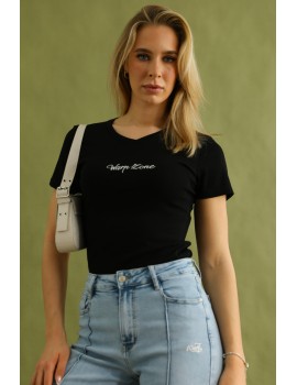 KAMILLA Basic Felső - Fekete