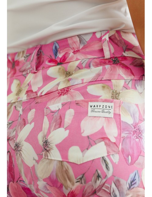 LAYLA Elasztikus Ripsz Nadrág - Rózsaszín-Világoskék