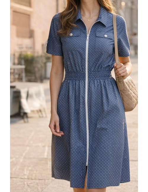 ORION Puplin Ing Ruha - Farmerkék