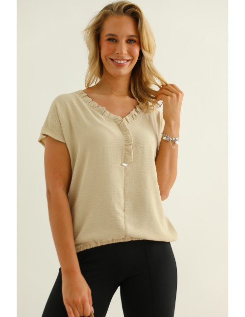 LINA Fodros Felső - Bézs