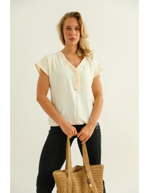 LINA Fodros Felső - Bézs