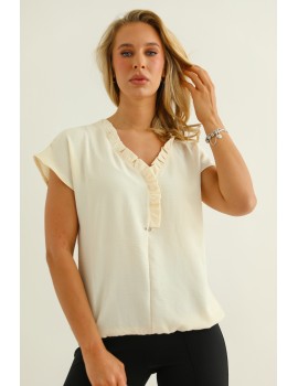 LINA Fodros Felső - Bézs