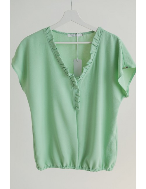 LINA Fodros Felső - Almazöld