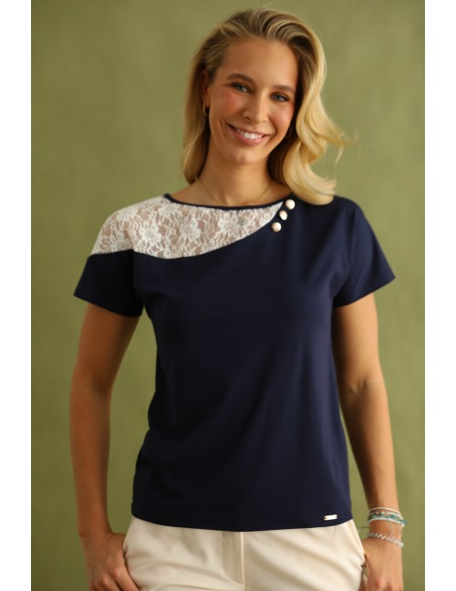 DINA Felső - Sötétkék