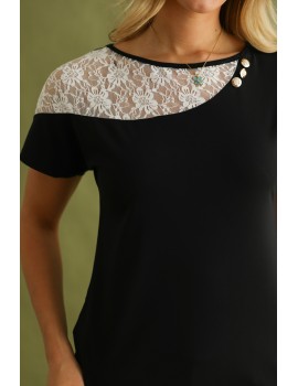 DINA Felső - Fekete