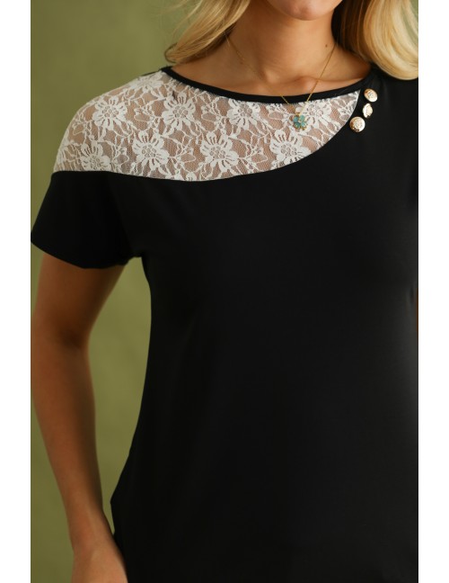 DINA Felső - Fekete