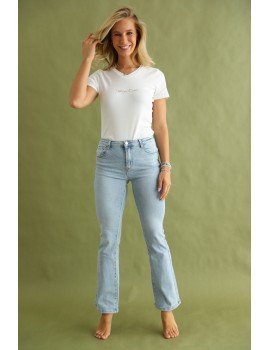 DINA Hímzett Farmernadrág