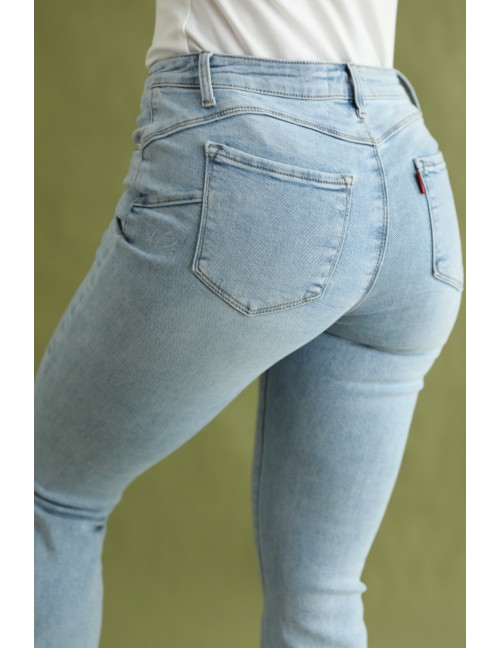 DINA Hímzett Farmernadrág