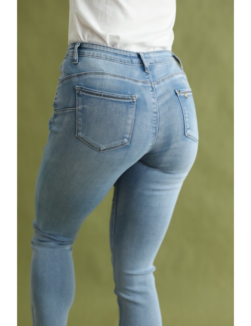 VALA Hímzett Farmernadrág