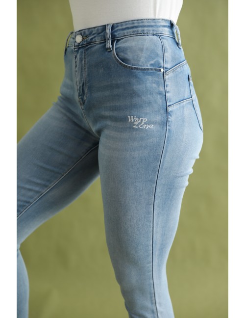 VALA Hímzett Farmernadrág