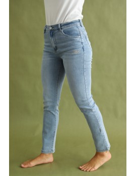 RELLY Hímzett Farmernadrág