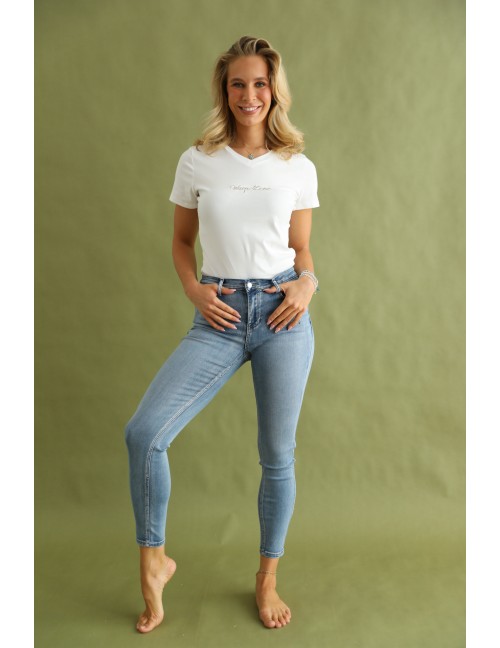 DOTA Hímzett Farmernadrág