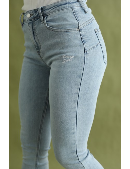 MIRANDA Hímzett Farmernadrág