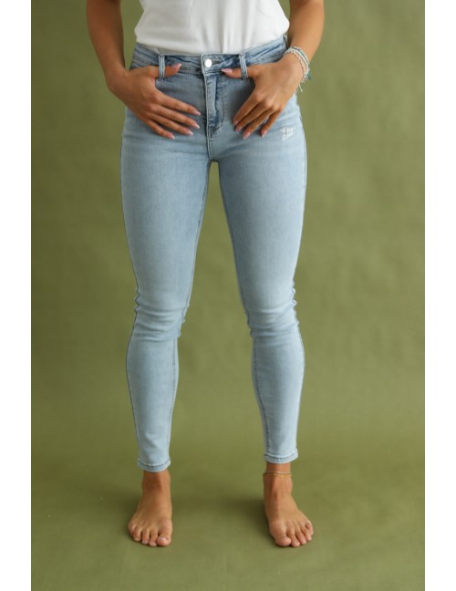 MIRANDA Hímzett Farmernadrág