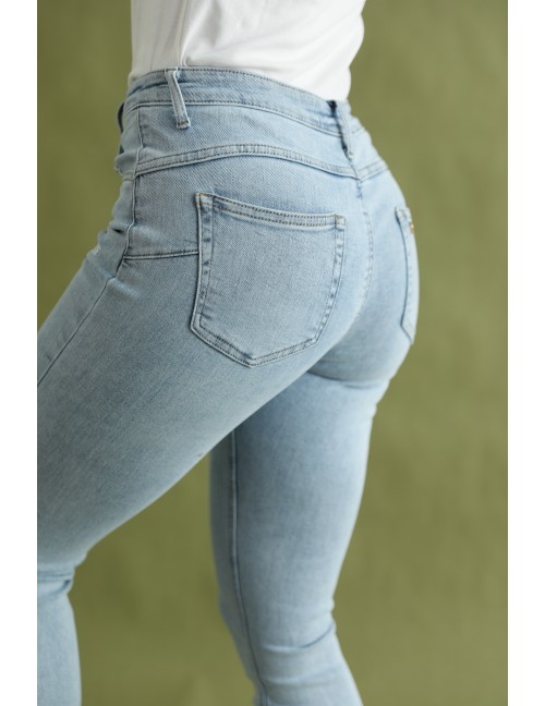 MIRANDA Hímzett Farmernadrág