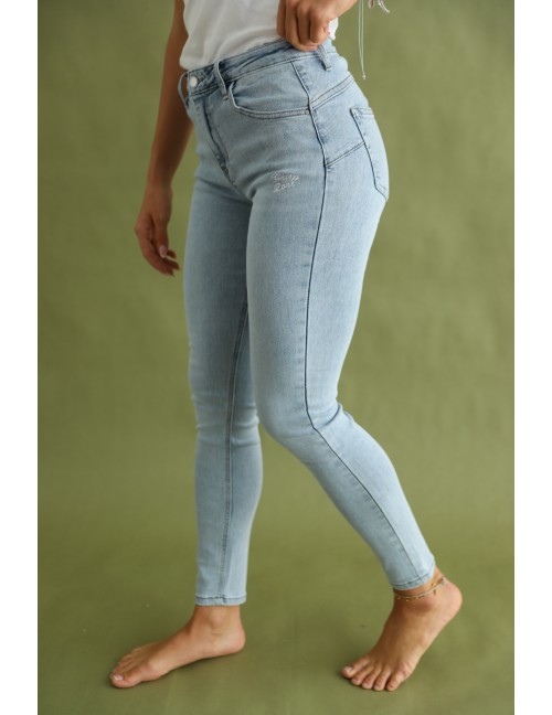 MIRANDA Hímzett Farmernadrág