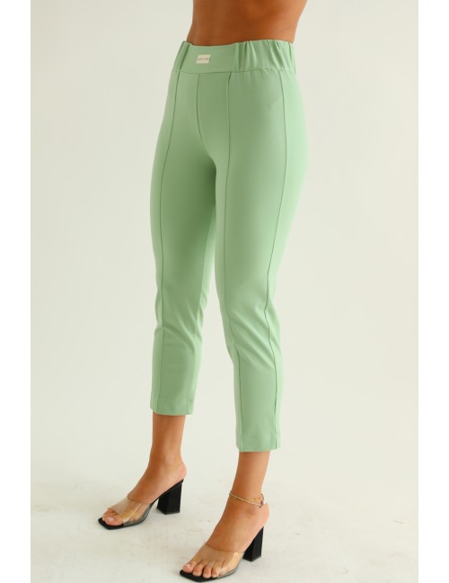 DINA Gumis Derekú Puntó Nadrág - Almazöld