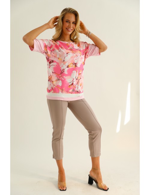 PARIS Mintás Felső - Pink PARIS Mintás Felső - Pink