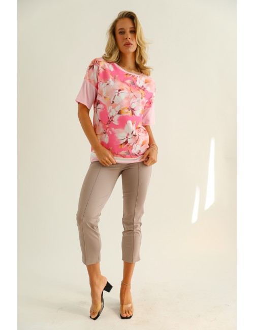 PARIS Mintás Felső - Pink PARIS Mintás Felső - Pink