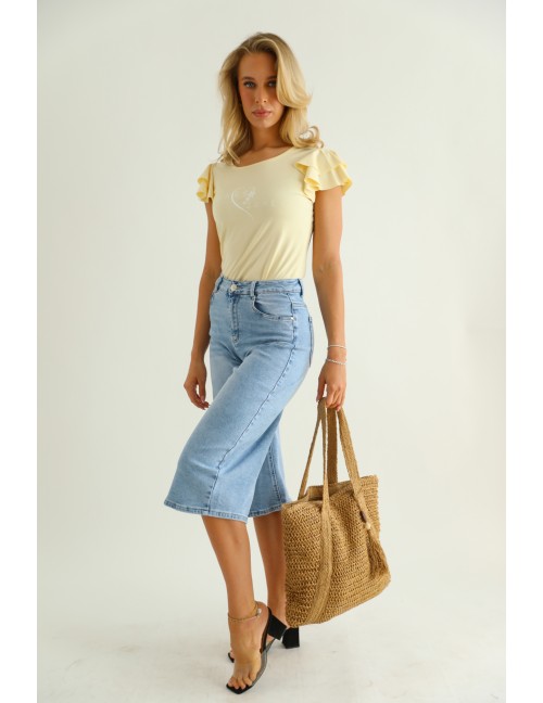 RÉLIA Hímzett Farmernadrág