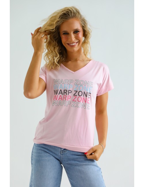 NALA Filmnyomott Felső - Rózsaszín