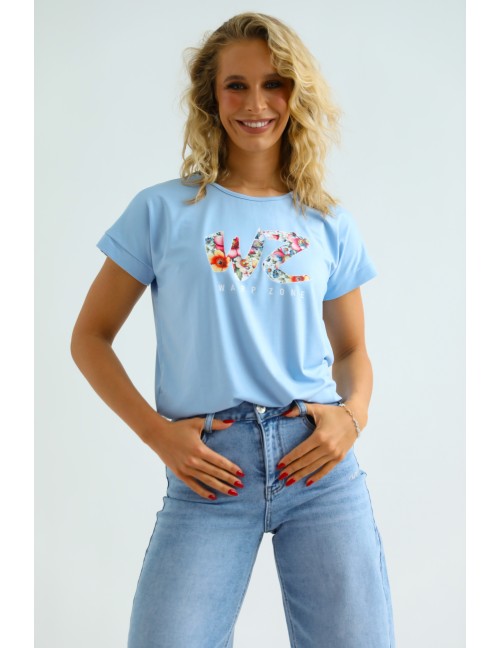 REA Filmnyomott Felső - Kék