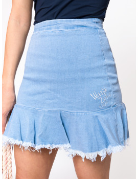 Celine Denim Mini Skirt