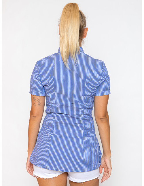 Lily Striped Shirt - Navy