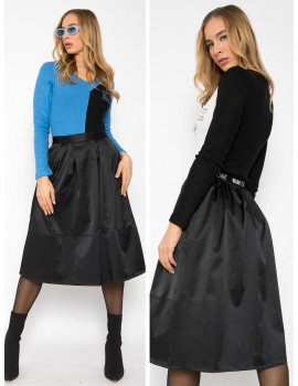 ALIZ Saten Skirt - Black