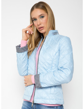 Quilted Jacket - Light Blue