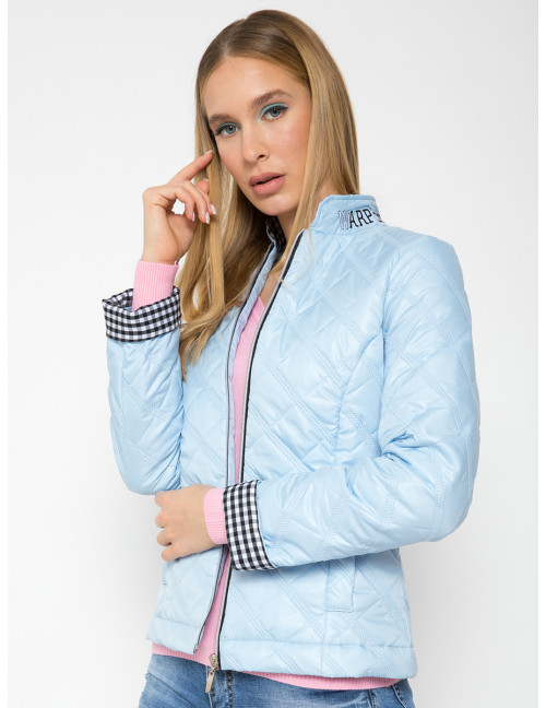 Quilted Jacket - Light Blue