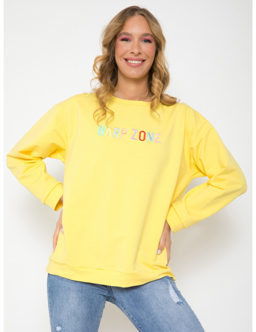 AMY Cotton Sweatshirt - Yellow