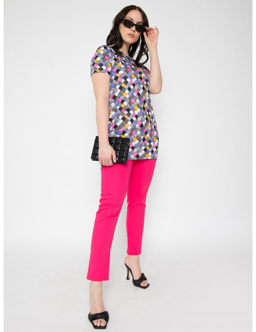VOLLY Print Tunic - Pink