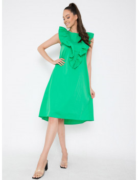 RUBY Poplin Dress - Green