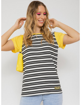 CASSIE Striped T-shirt - Yellow