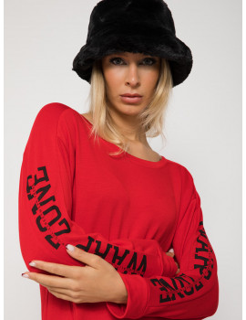 ESILDA Warm Pulover-Dress - Red
