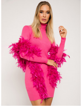 XANTHE Knit Dress/Tunic - Pink